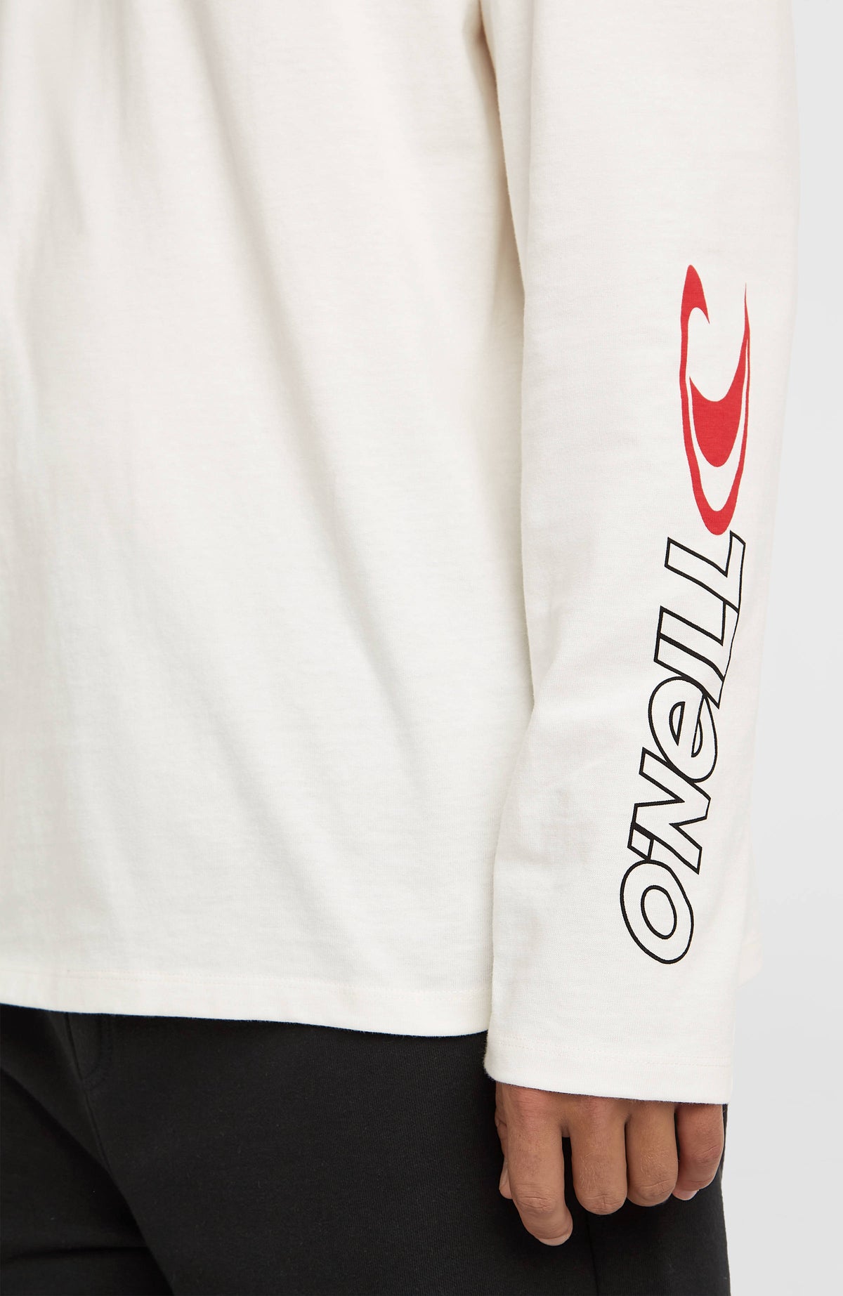 Essentials 90s Logo Long-Sleeve T-Shirt | Snow White