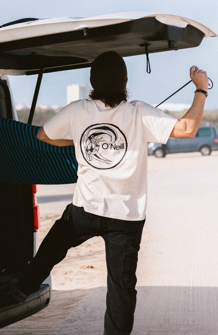 O'Riginals Back-Print T-Shirt | Linen White