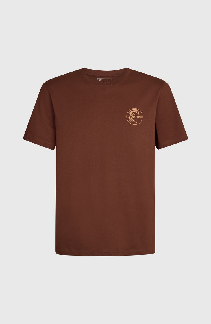 O'RIGINALS RETRO BACK PRINT T-SHIRT | Hazel Spice