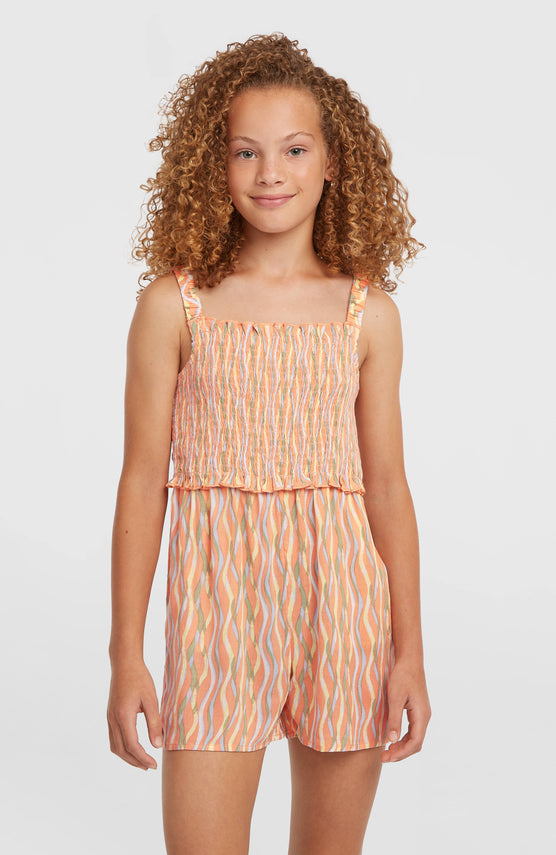 O’Neill Woven Playsuit | Funky Peach Swirly