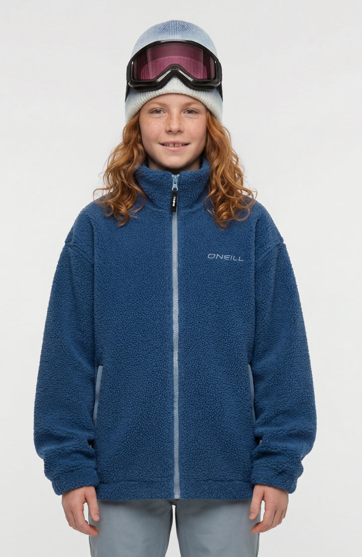 High-Pile Full-Zip Fleece | Regal Blue