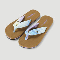 Ditsy Sun Sandals | Blue Tie Dye