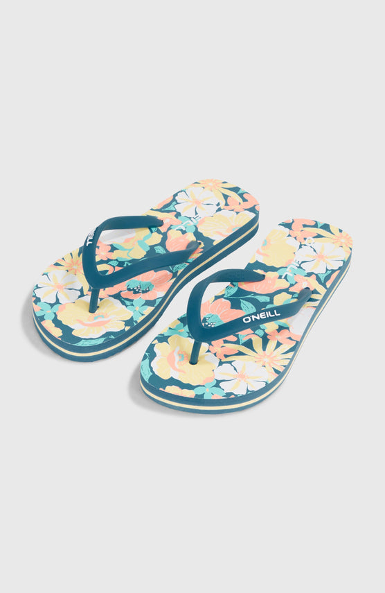 Profile Graphic Sandals | Blue Santa Monica