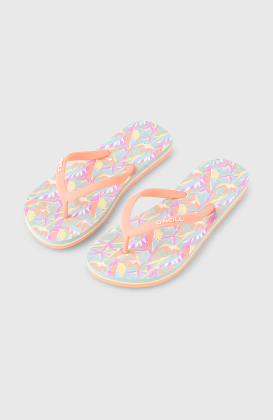 Profile Graphic Sandals | Green Wmns Tropicana