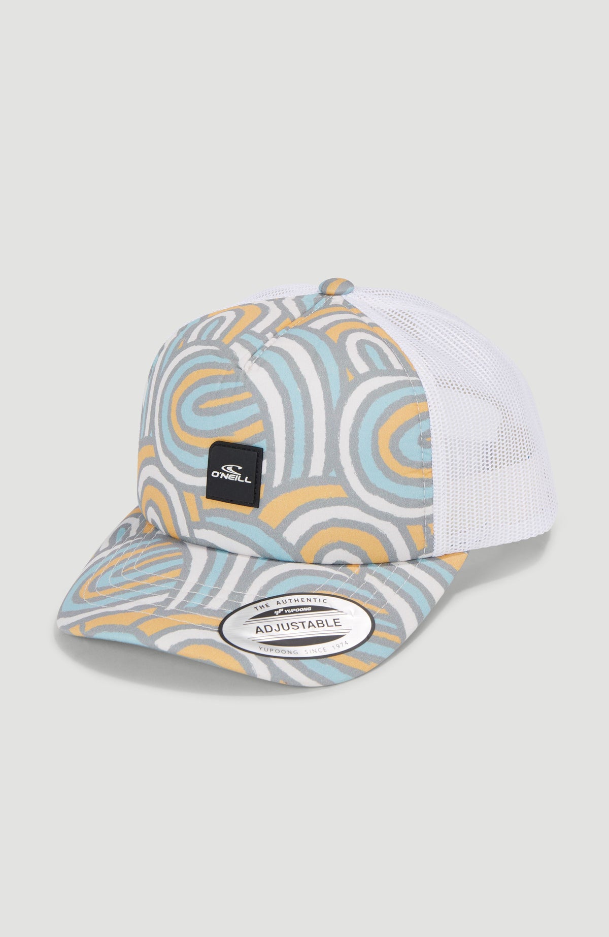 Flood Trucker Cap | Blue Rainbow Stripe