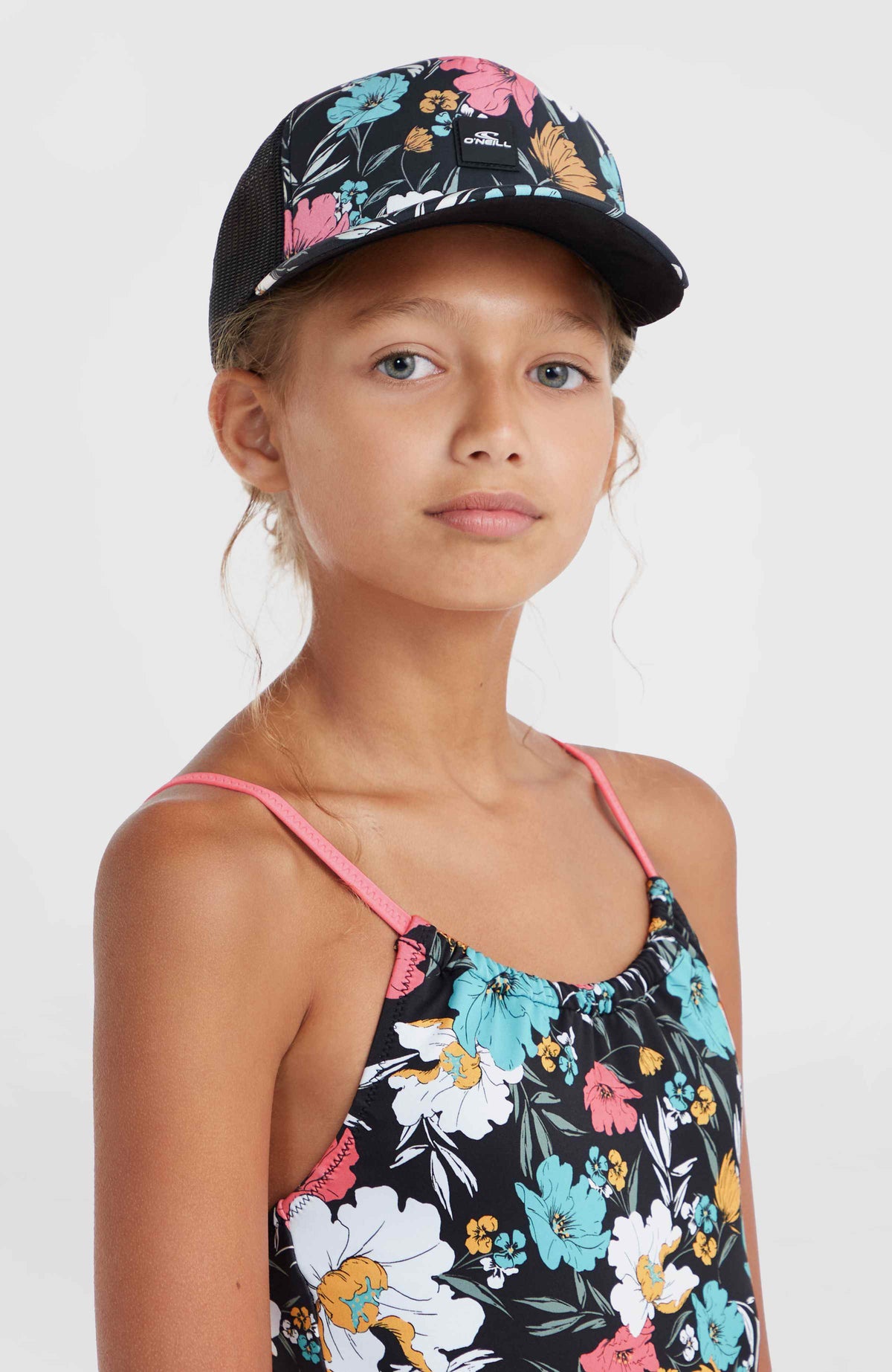 Flood Trucker Cap | Black/Blue Bluemchen