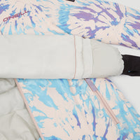 Lite Printed Snow Jacket | Pink Tie Dye