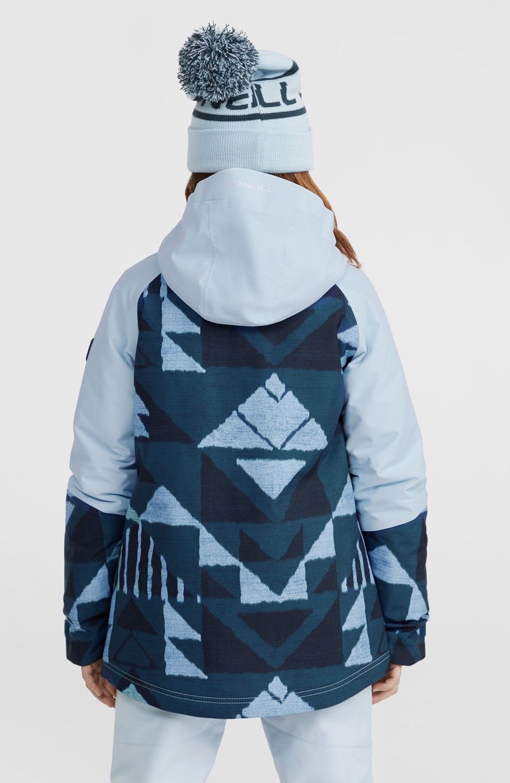 O'Riginals Snow Jacket | Blue Triangle Ikat