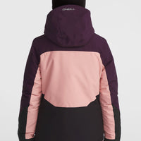 Carbonite Snow Jacket | Aubergine Colour Block