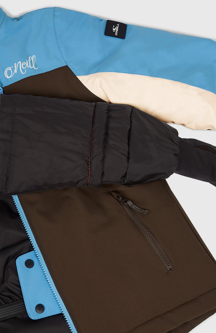 FWC'Cruz Triple Snow Jacket | Coffee Bean Colour Block