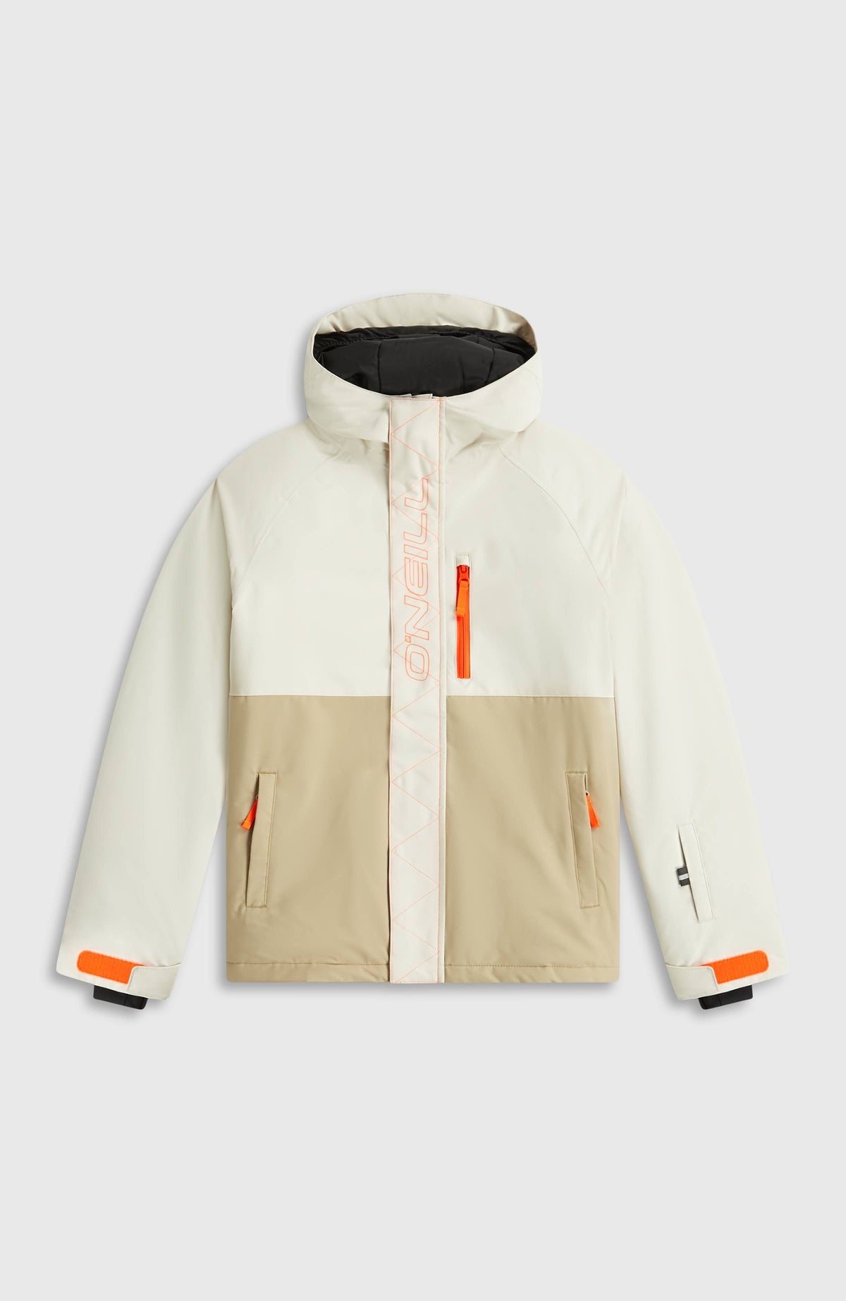 FWC'Cruz Raglan Snow Jacket | Linen White Colour Block
