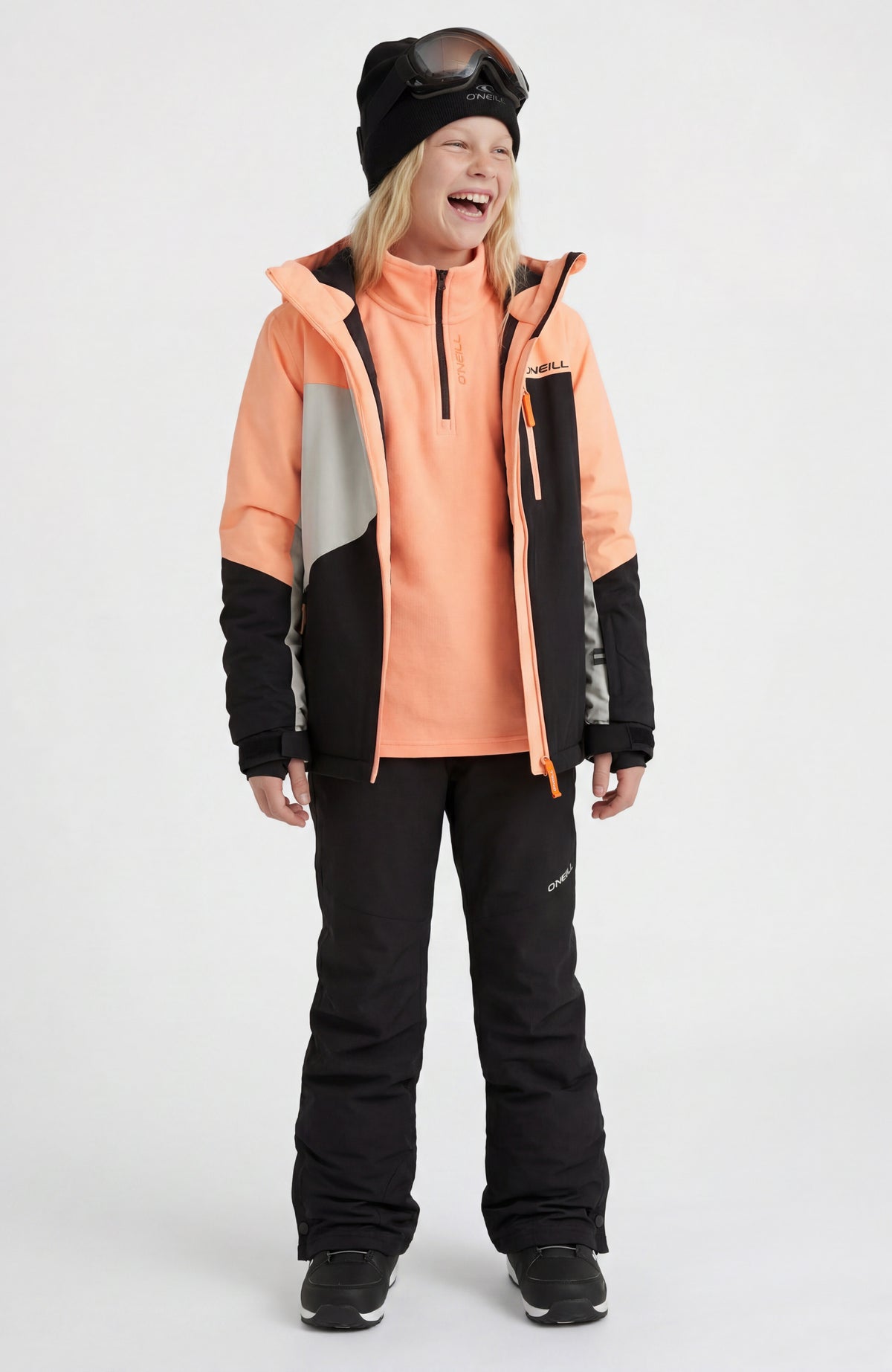 FWC'Cruz Triple Snow Jacket | Funky Peach Colour Block