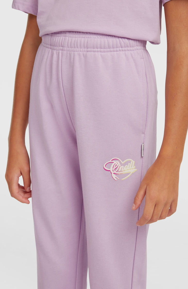 Essentials Script Sweatpants | Pale Lavender