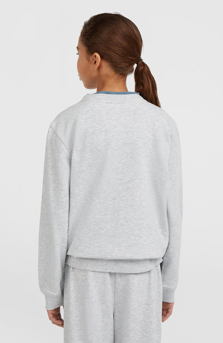 Essentials Crew Sweatshirt | White Melange