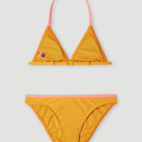 Essentials Triangle Bikini Set | Old Gold
