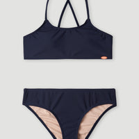 Essentials Bralette Bikini Set | Peacoat