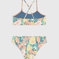 Essentials Bralette Bikini Set | Blue Santa Monica