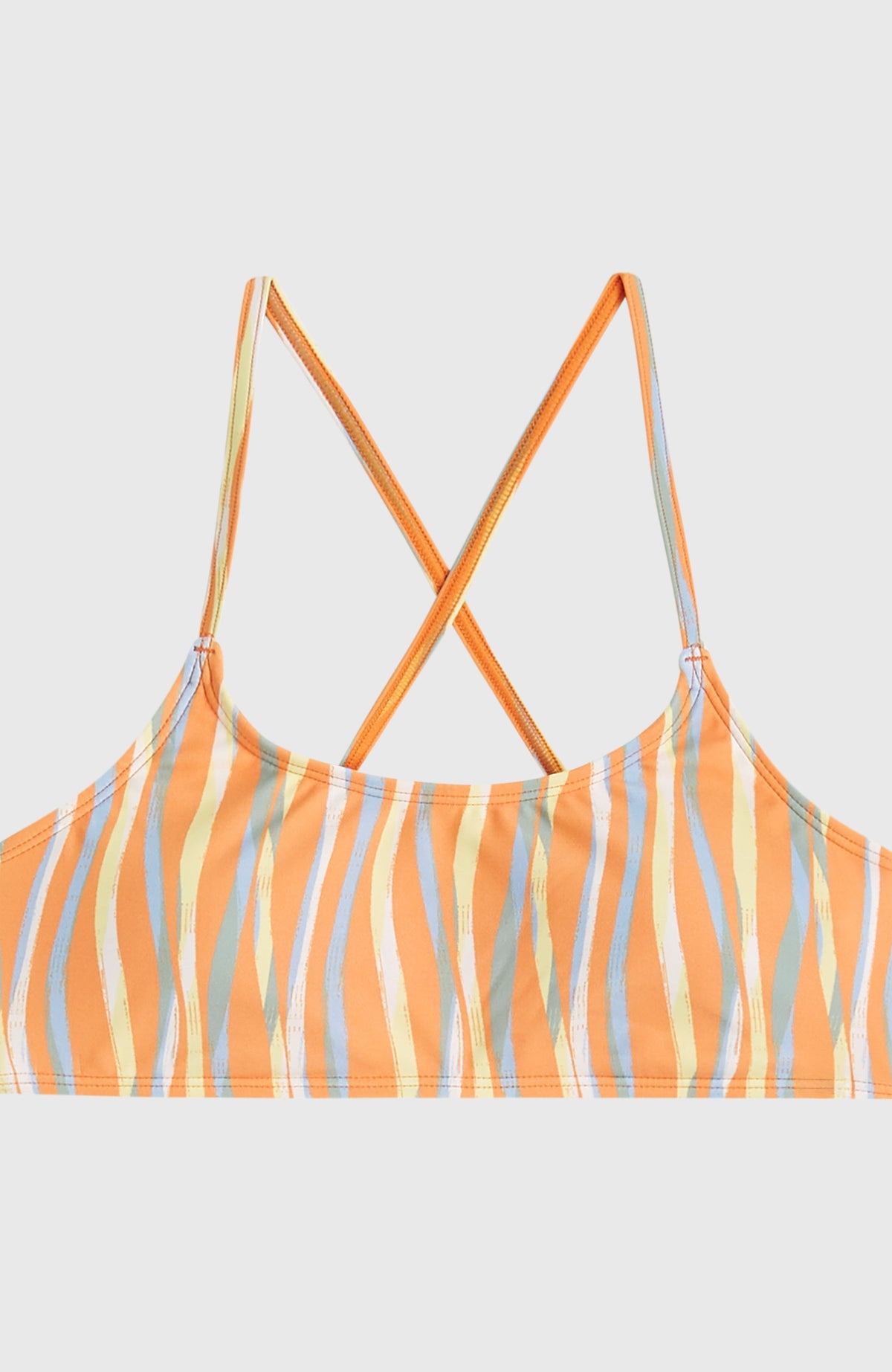 Essentials Bralette Bikini Set | Funky Peach Swirly