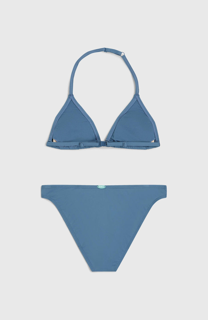 Essentials Triangle Bikini Set | Copen Blue
