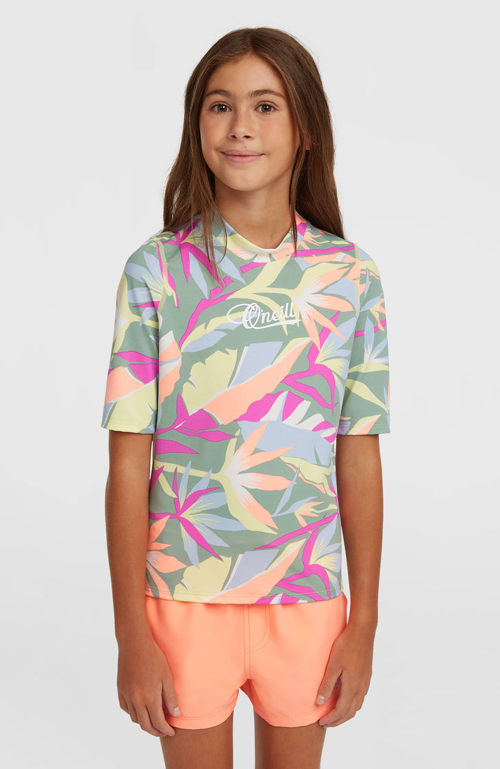 O'Neill Graphic Short-Sleeve Skin | Green Wmns Tropicana