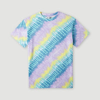 Oliana Printed T-Shirt | Blue Tie Dye