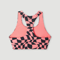 Active Sport Top | Pink Checkboard