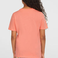 Script T-Shirt | Coral Pink