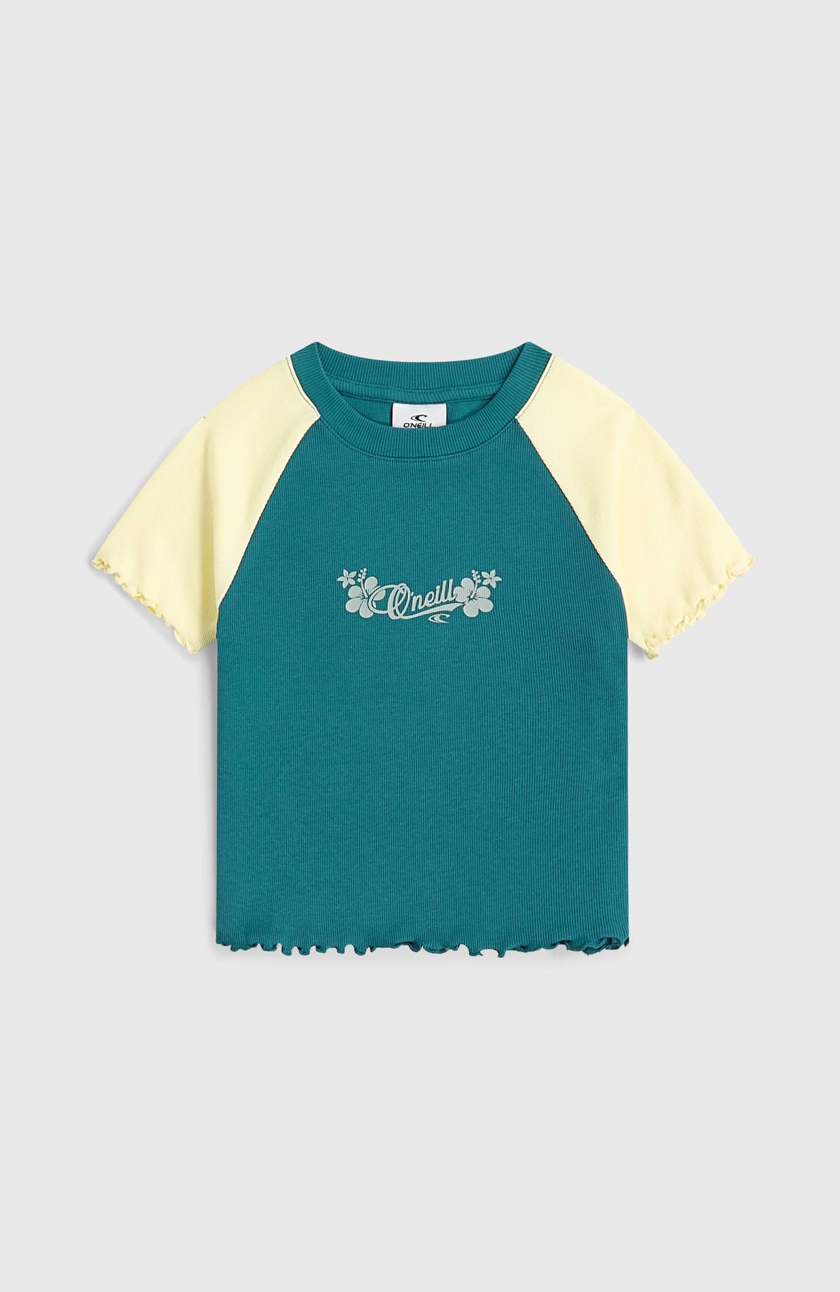 O'Neill Colour-Block Rib T-Shirt | Botanical Heat Colour Block
