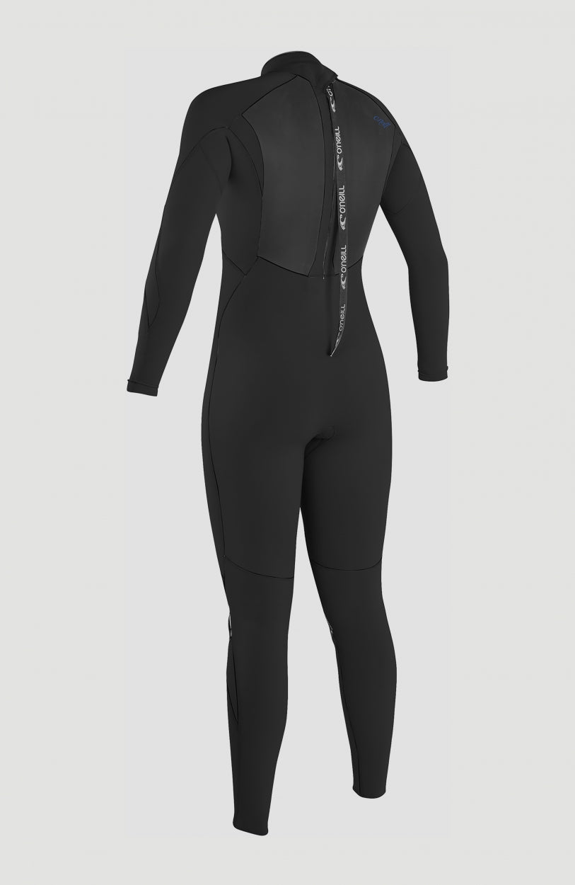 Epic 4/3mm Back Zip Full Wetsuit | A05 BLK/BLK/BLK