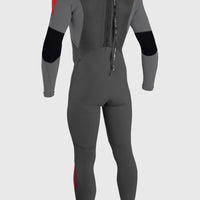 Epic 3/2mm Back Zip Full Wetsuit | GRAPHITE/SMOKE/RED/RED