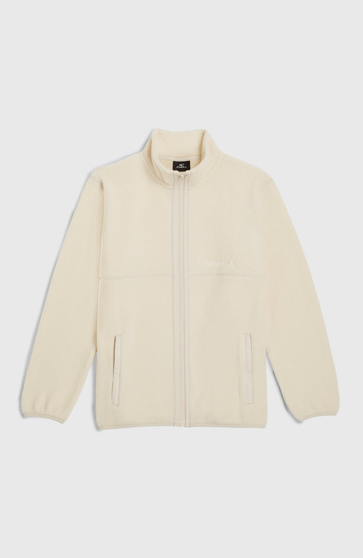 High-Pile Full-Zip Fleece | Macaron