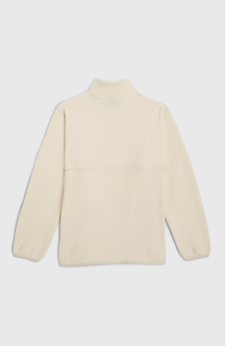 High-Pile Full-Zip Fleece | Macaron