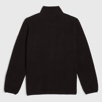 High-Pile Full-Zip Fleece | Black Out