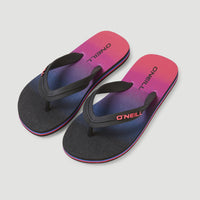 Profile Graphic Sandals | Black Simple Gradient