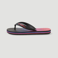 Profile Graphic Sandals | Black Simple Gradient