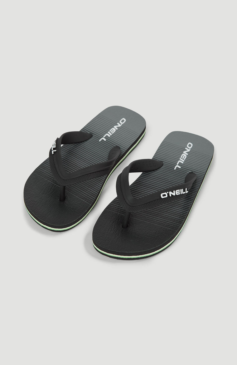 Profile Graphic Sandals | Black Simple Gradient B Panel