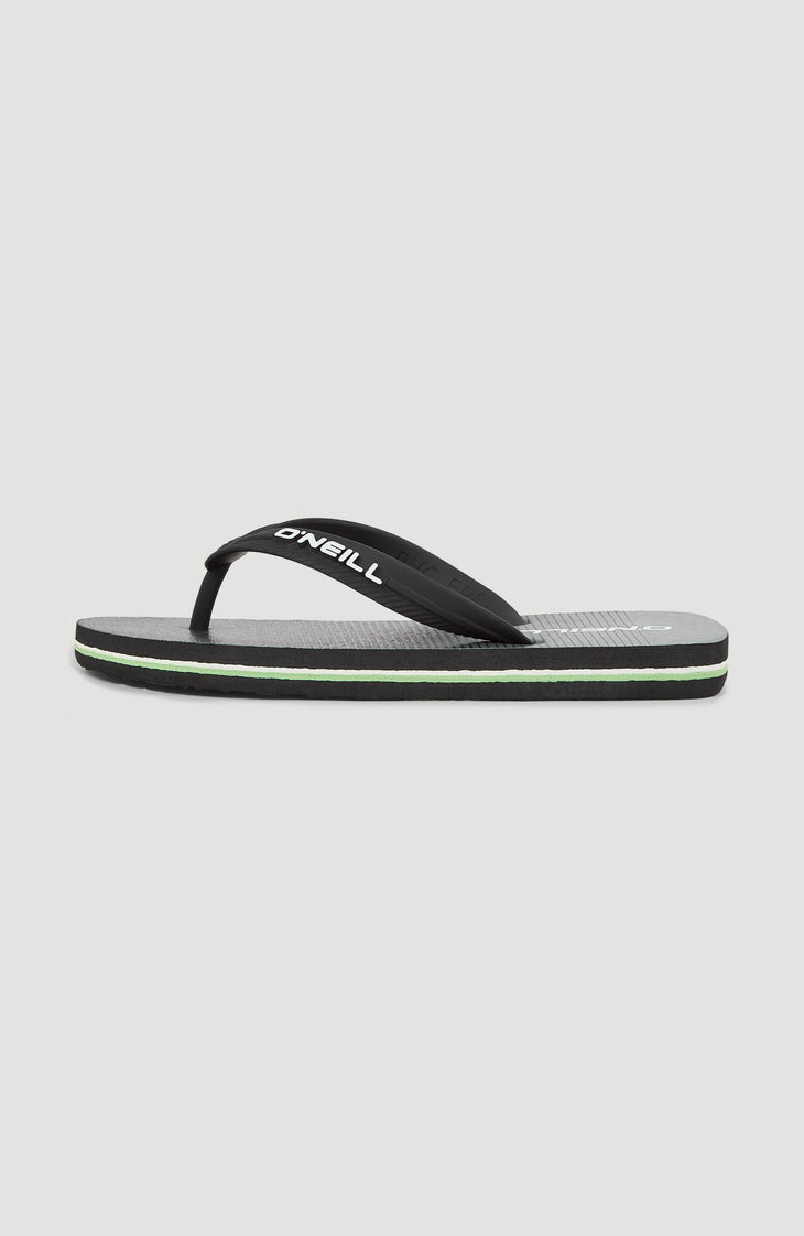 Profile Graphic Sandals | Black Simple Gradient B Panel