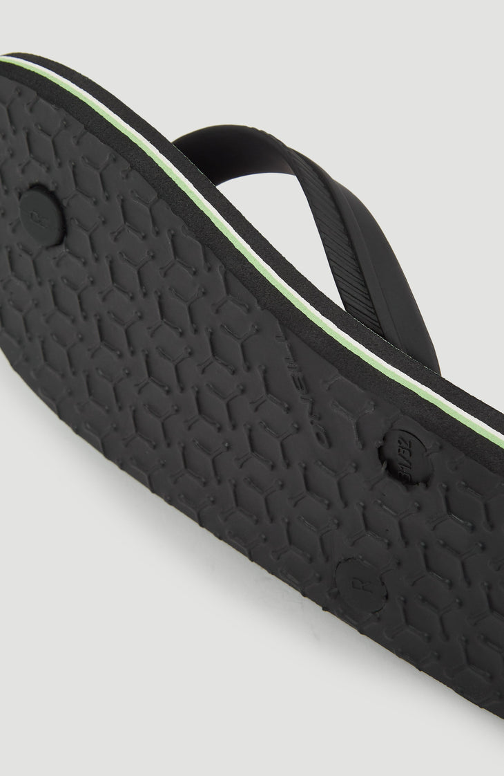 Profile Graphic Sandals | Black Simple Gradient B Panel