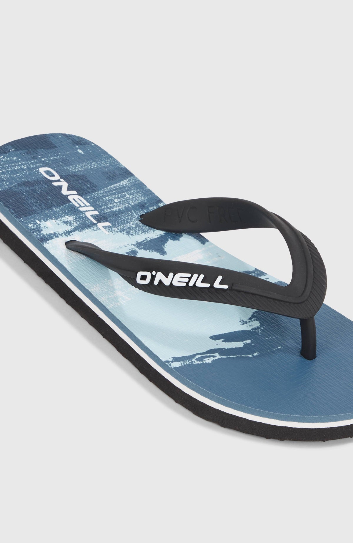 Profile Graphic Sandals | Blue Melted Stripe Boys