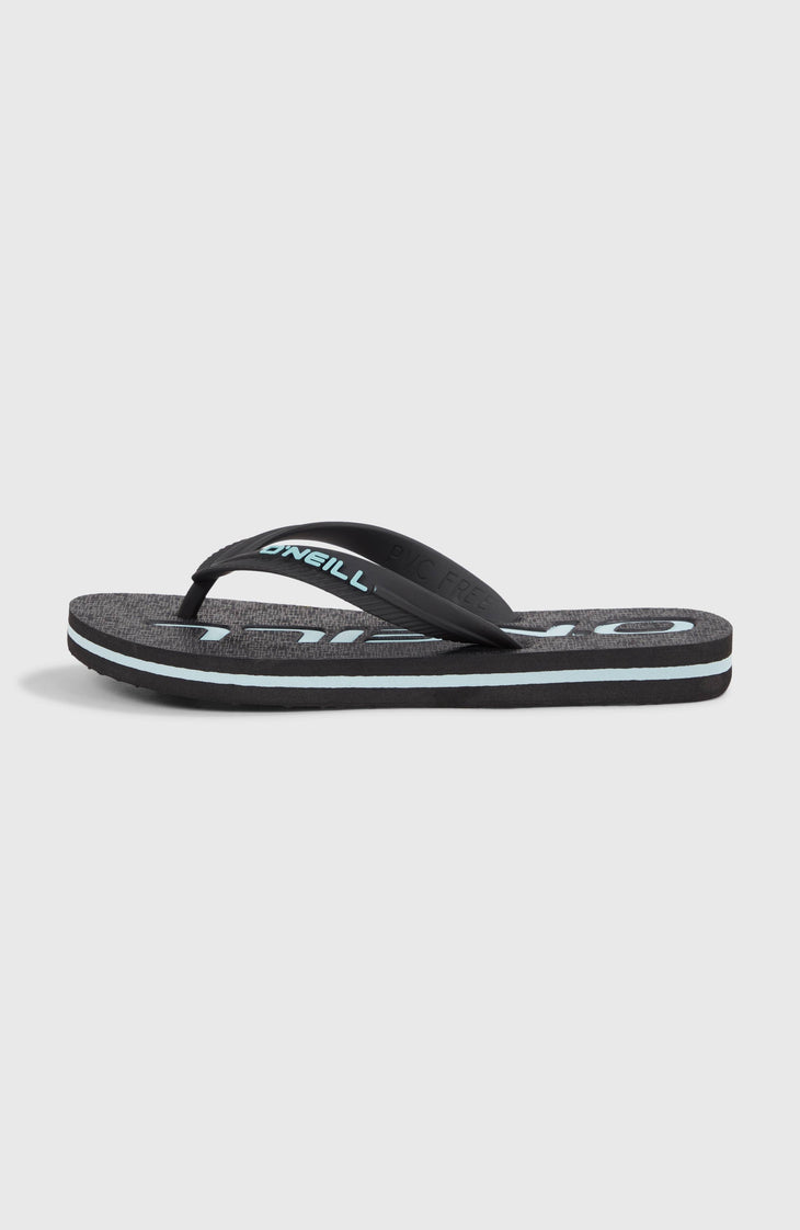 Profile Logo Sandals | Black Out