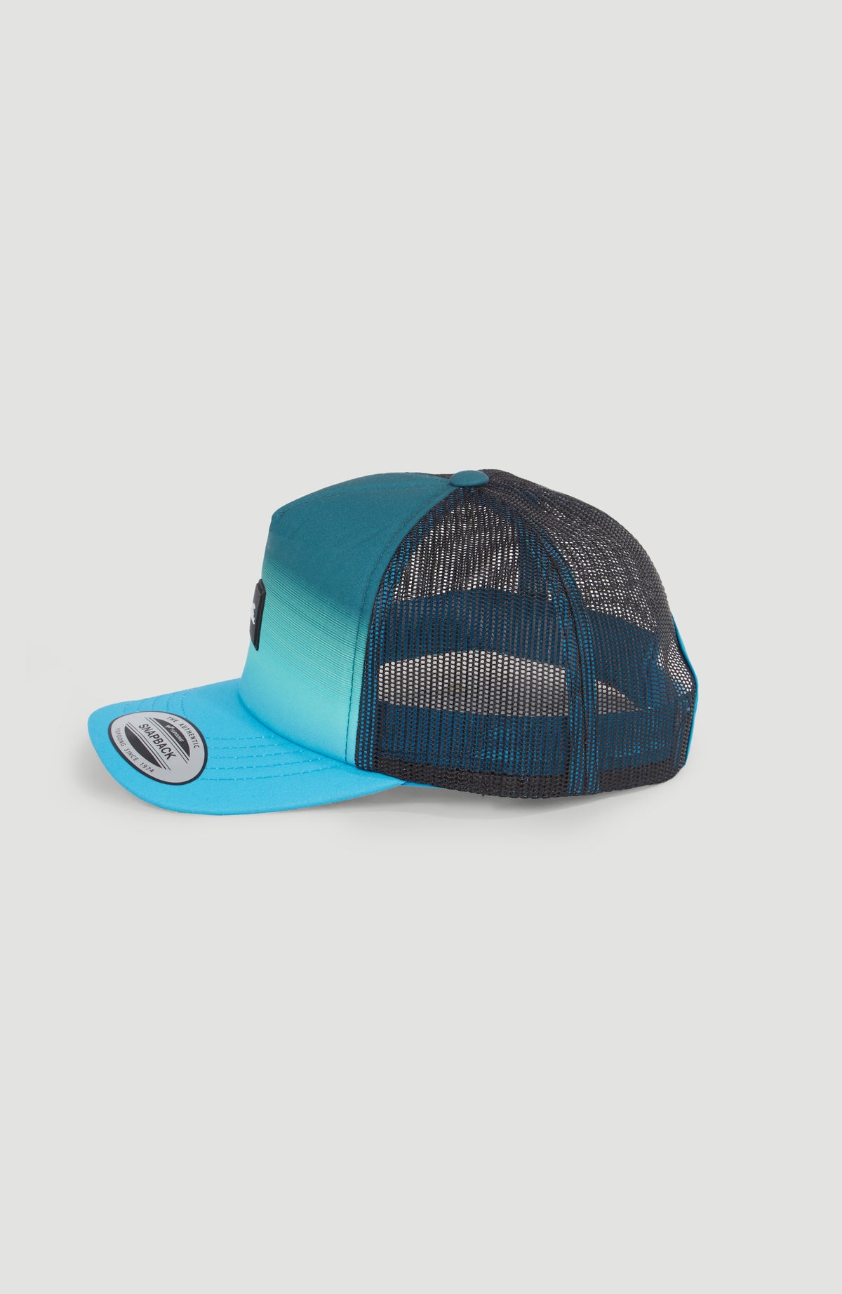 Flood Trucker Cap | Neon Blue Simple Gradient Panel