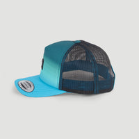 Flood Trucker Cap | Neon Blue Simple Gradient Panel