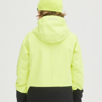 Anorak Snow Jacket | Pyranine Yellow Colour Block
