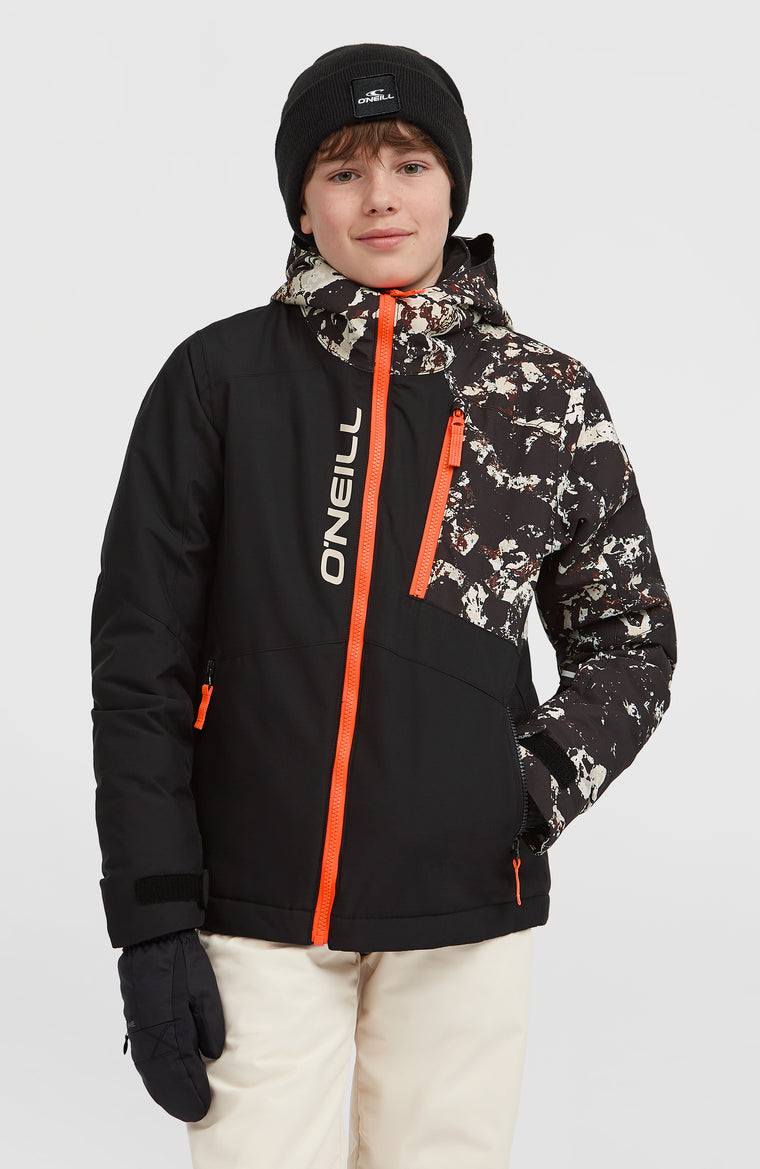FWC'Cruz Block Snow Jacket | Black/Beige Quarry