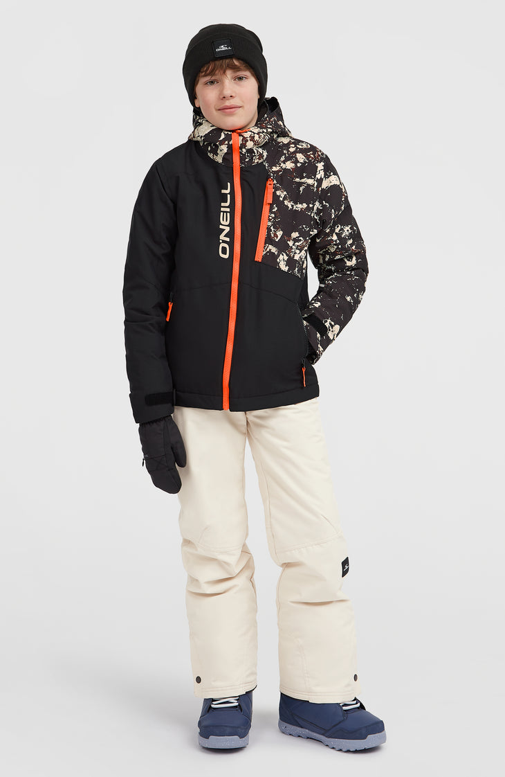 FWC'Cruz Block Snow Jacket | Black/Beige Quarry