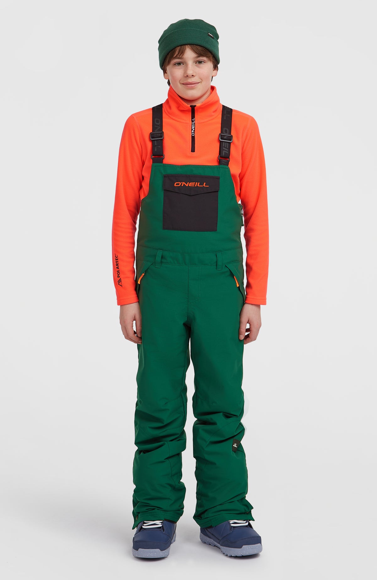 FWC'Cruz Bib Snow Pants | Emerald Envy Colour Block