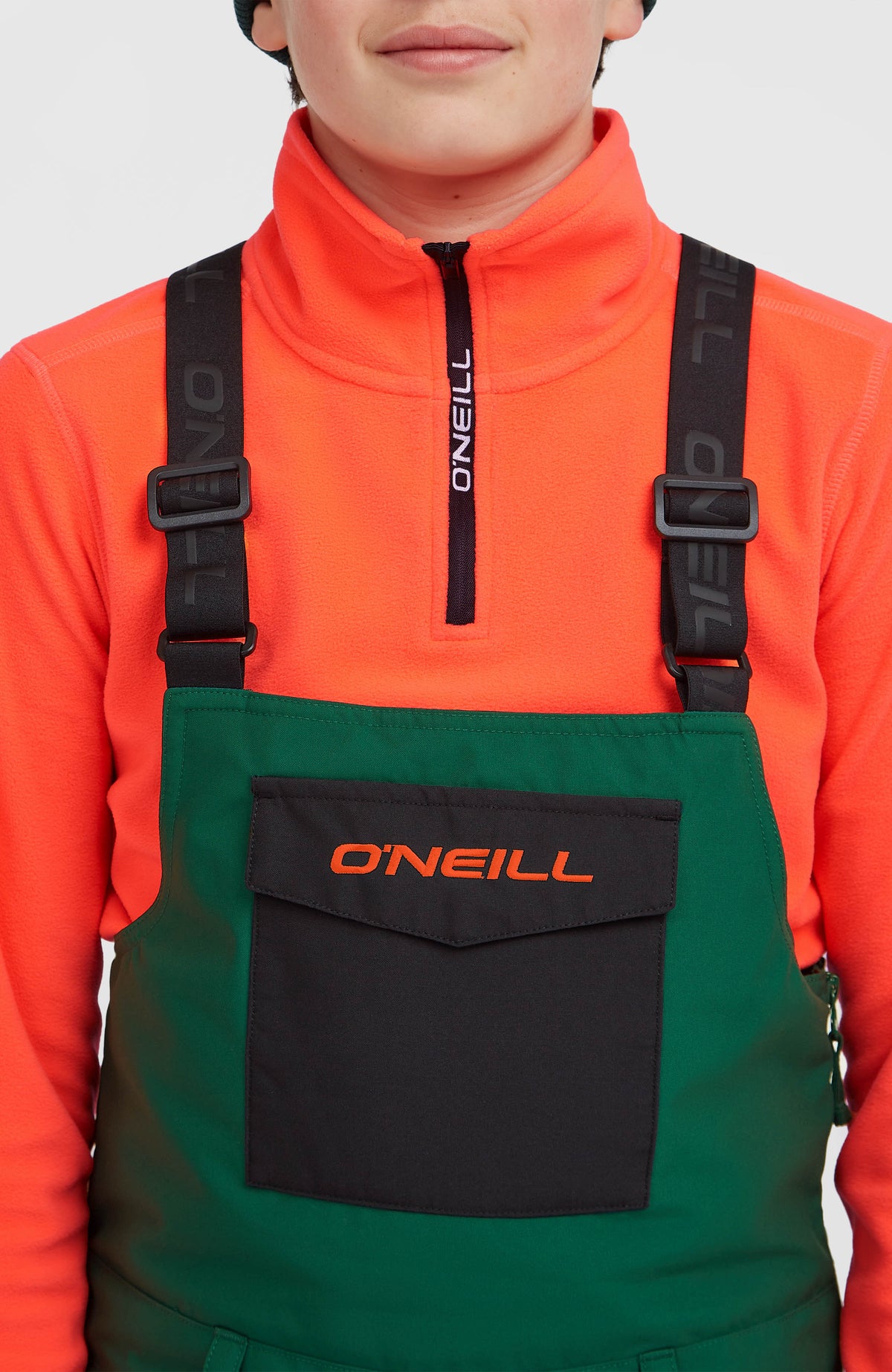 FWC'Cruz Bib Snow Pants | Emerald Envy Colour Block