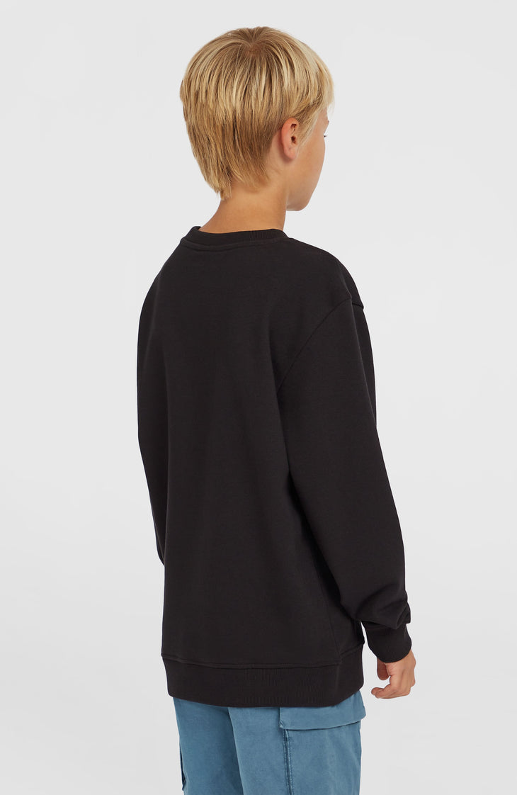 Logo Crew Sweatshirt | Black Out