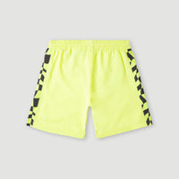Cali Panel 14'' Swim Shorts | Sunny Lime Colour Block
