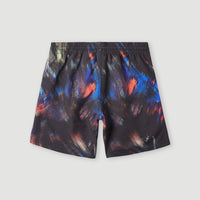 Cali Rutile 14'' Swim Shorts | Black Future Fade